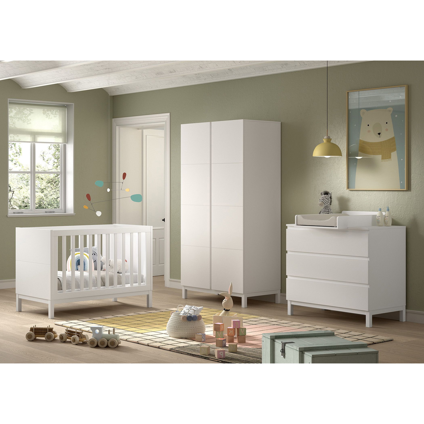 Babyzimmer Eva 4-teilig Set B #2