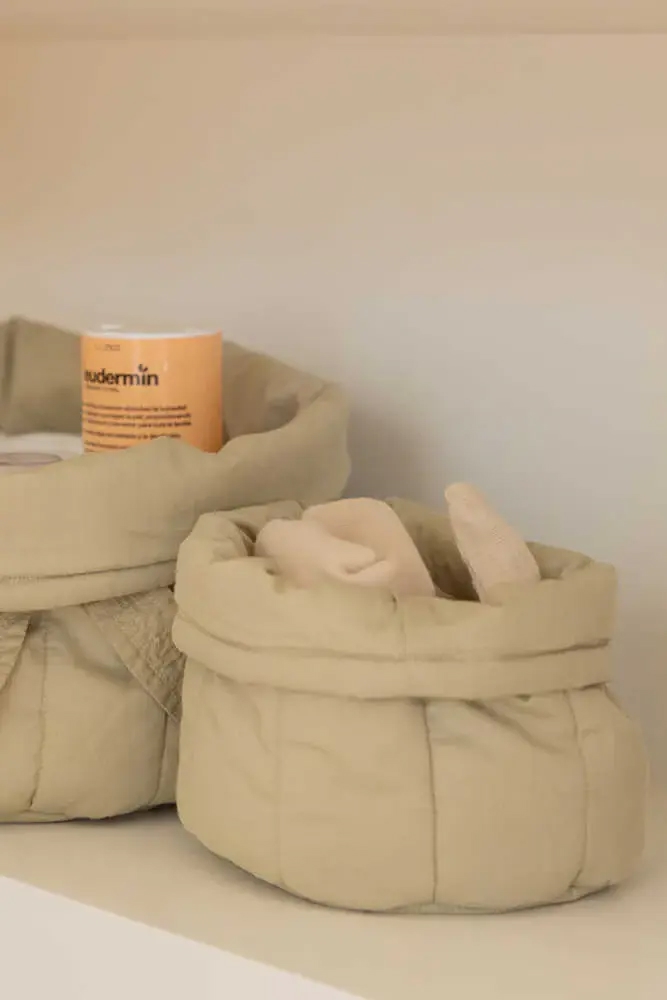 Aufbewahrungskorb Bambie Olive 2er Set 3