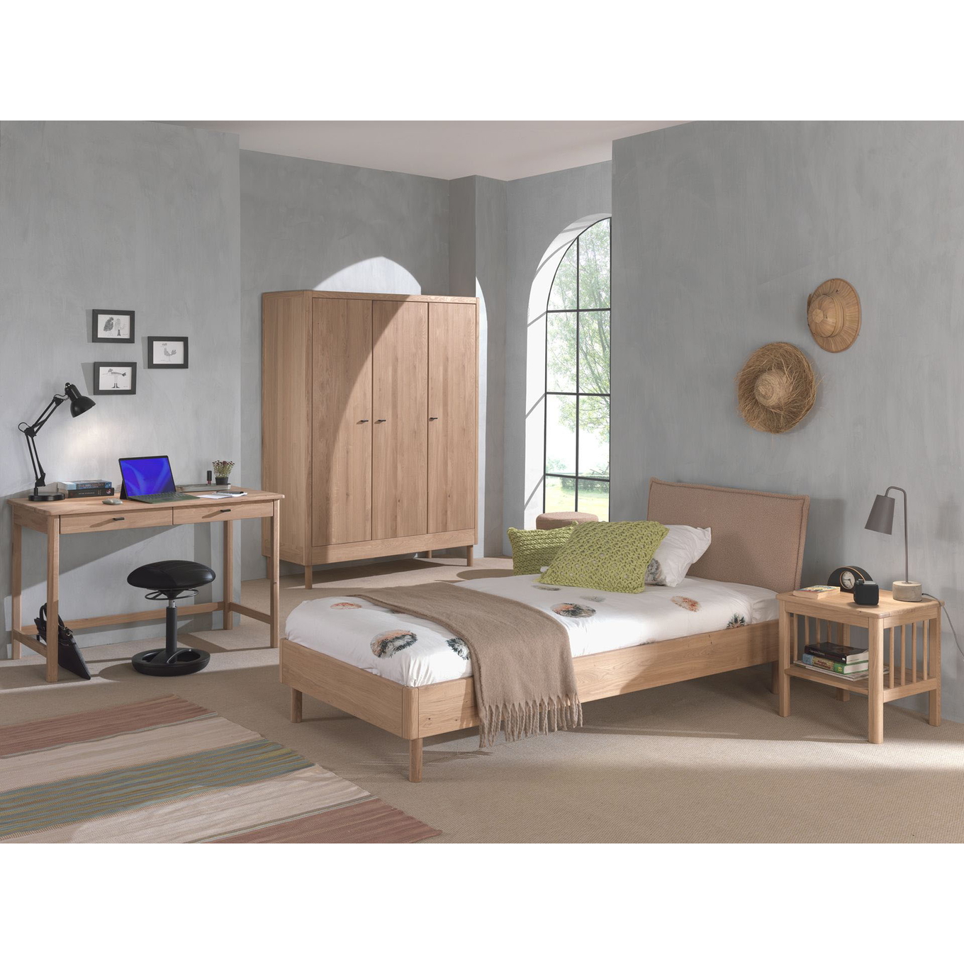 Kinderzimmer Forrest Eiche 4-teilig Set D #2