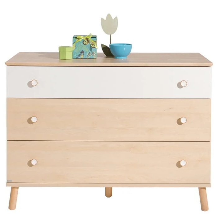 Kommode Ylvie Breit Front 2x Birke
