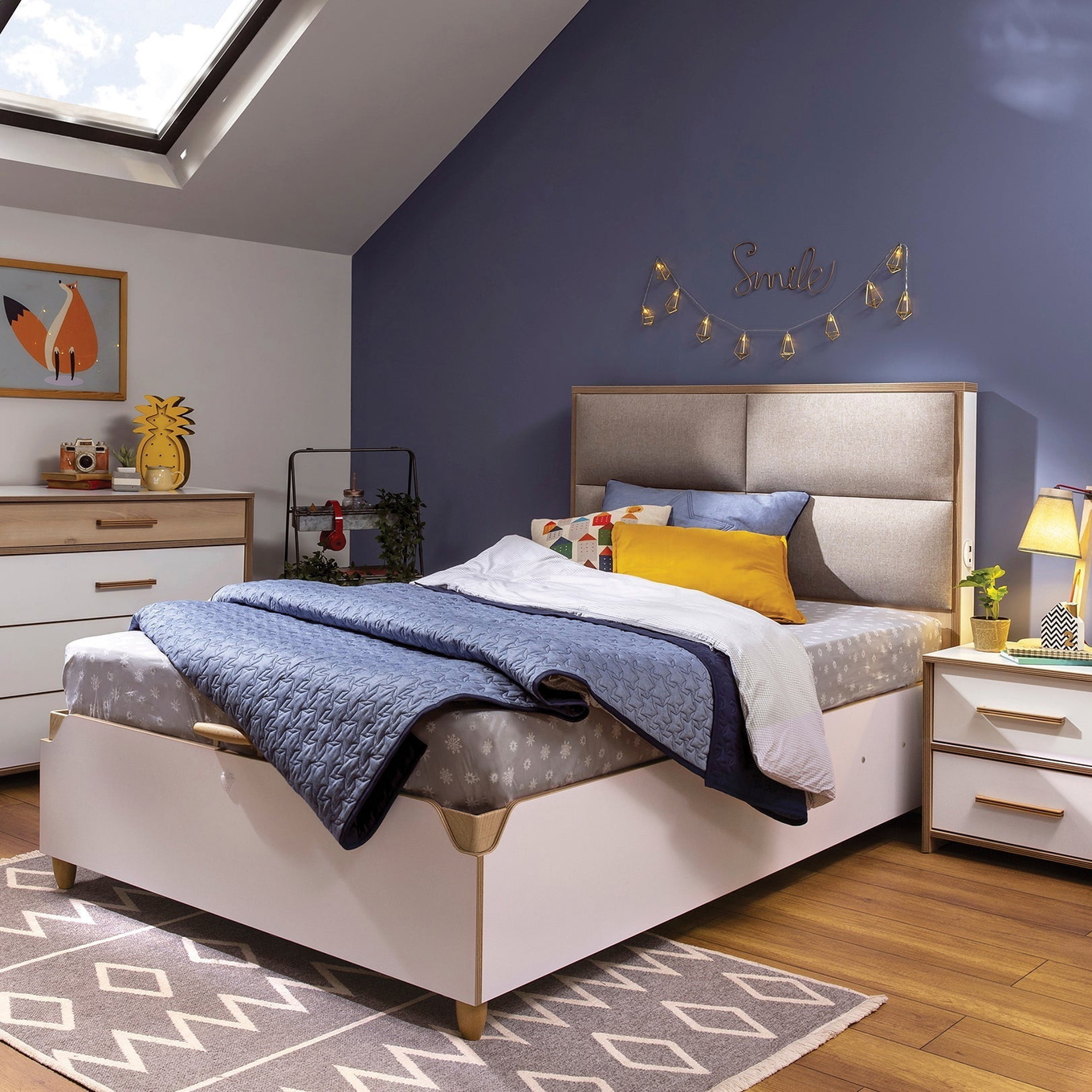 Bett Modera mit Stauraum, 120 x 200 cm #2