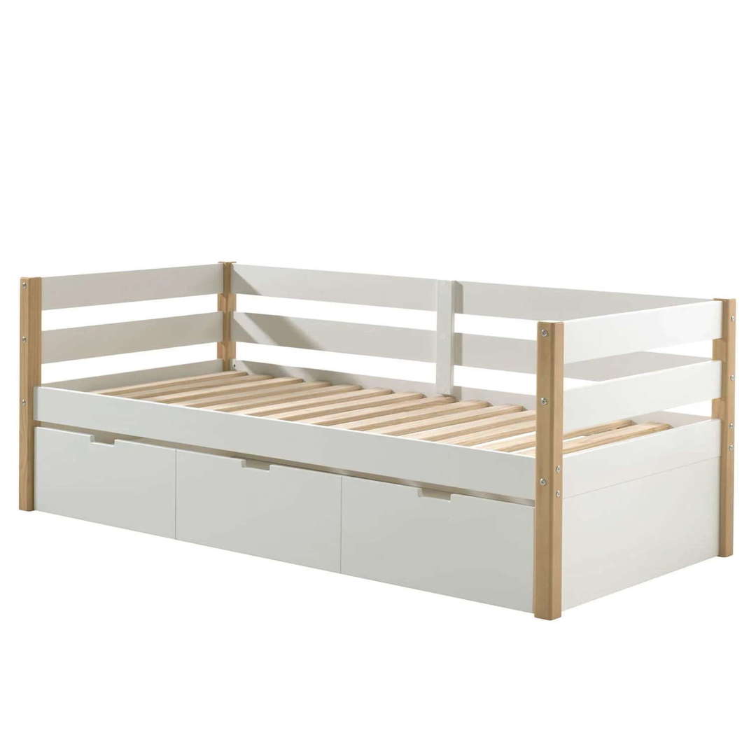 Kojenbett Margrit Side Rails mit Ausziehkasten