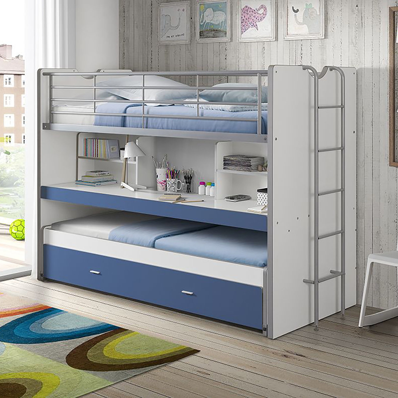 Kombibett Bonny Blau #2