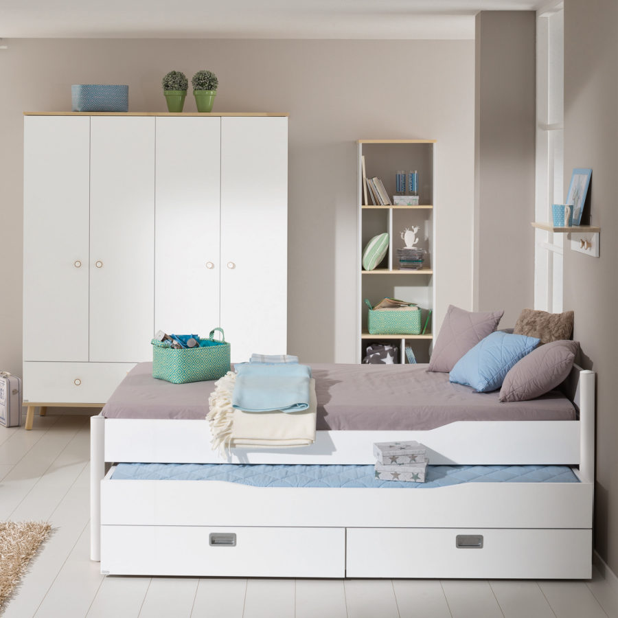 Kleiderschrank Ylvie 4-türig Weiss #2