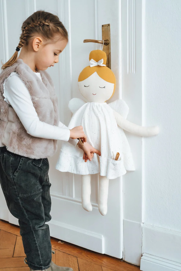 Adventskalender Puppe Engel #2