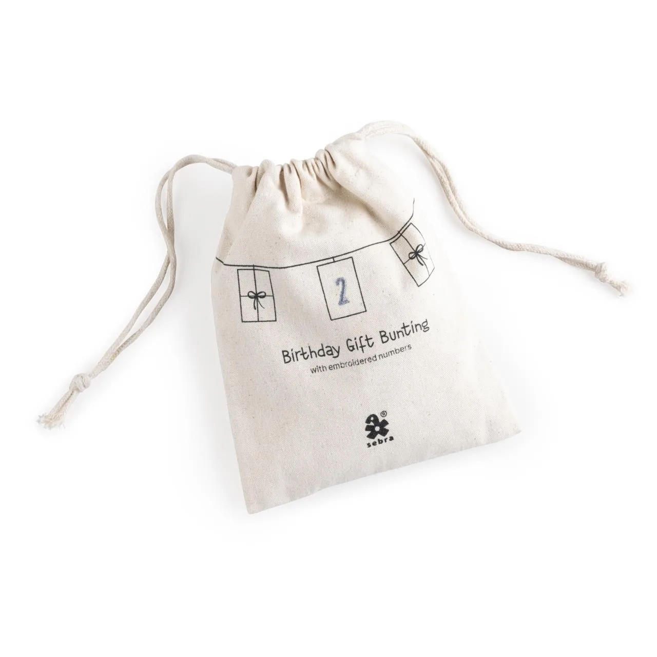 Girlande Geburtstagsfahne Blau 6