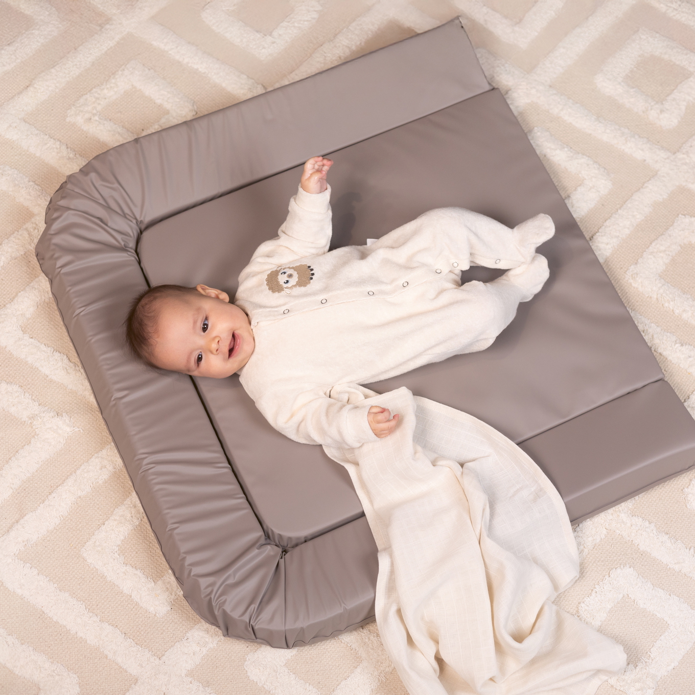 Strampler Frottee Tiny Sheep, 50 3