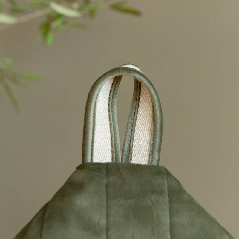 Sitzsack Essaouira Velvet Olive Grün 4