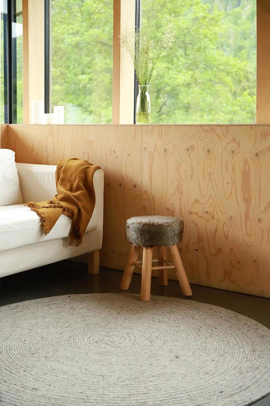 Teppich Neethu Grau, 140 x 140 cm 3