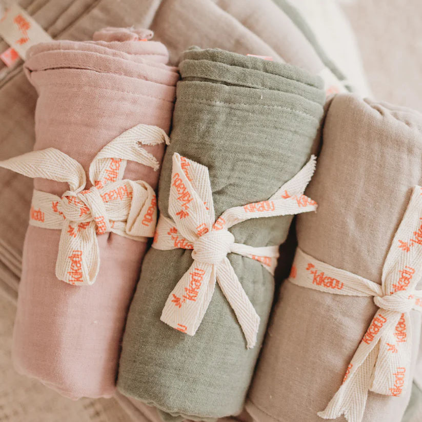 Tuch Muslin Klein Rosa #2