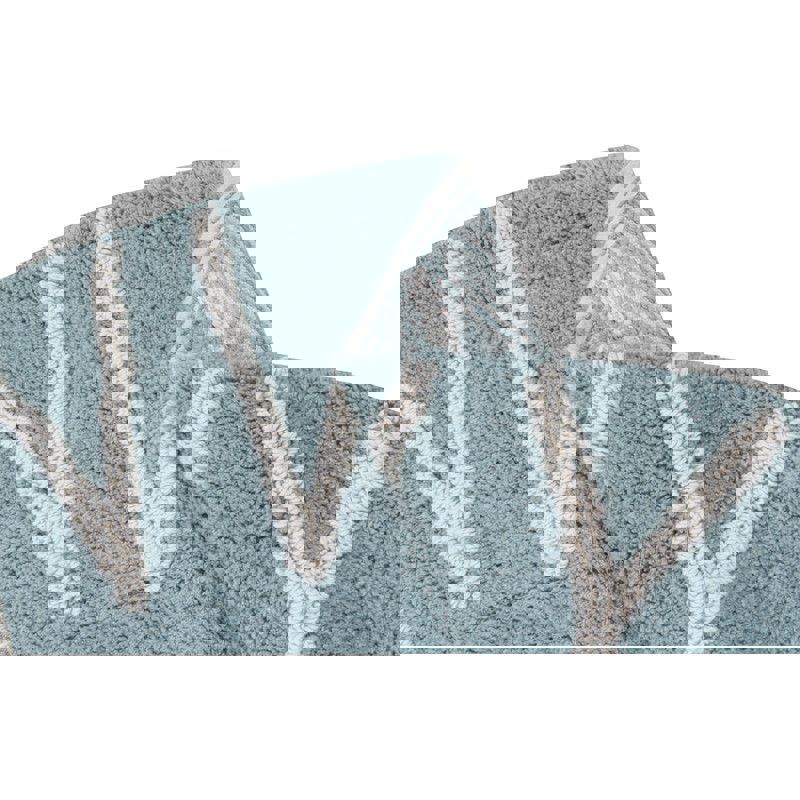 Teppich ABC Rund Blau 7