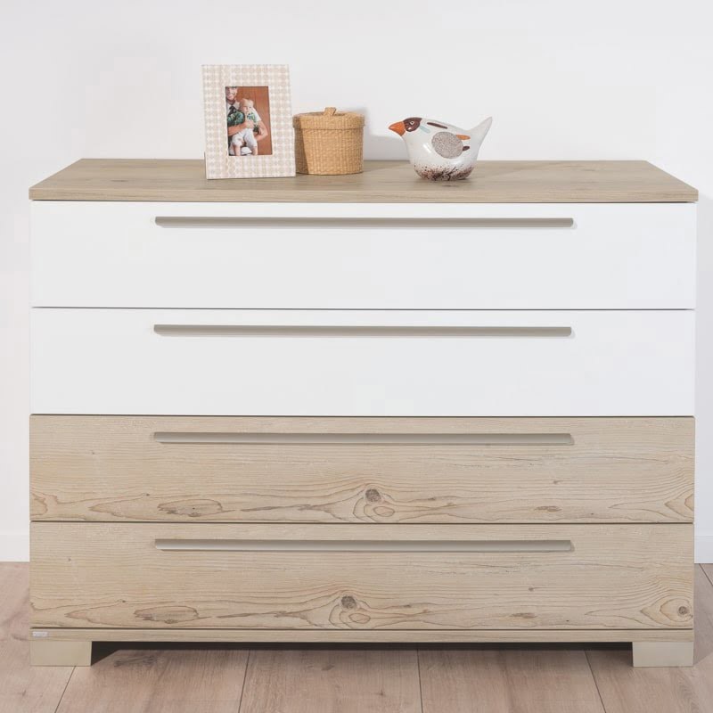 Kommode Carlo Front 2x Weiss #2