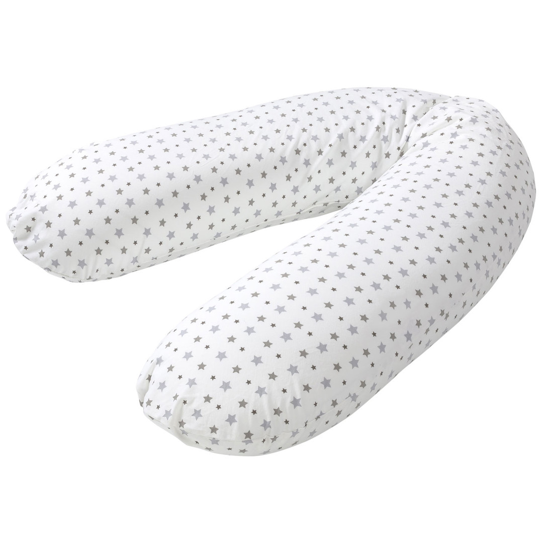 Elastische Stillkissen Graue Sterne