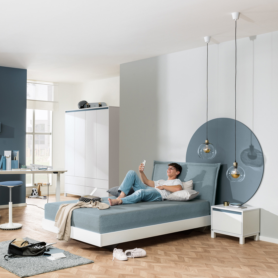 Nachttisch Olli Blau 6