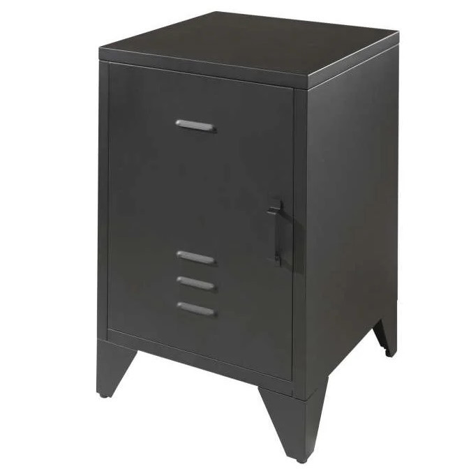 Nachttisch Bronxx  Schwarz