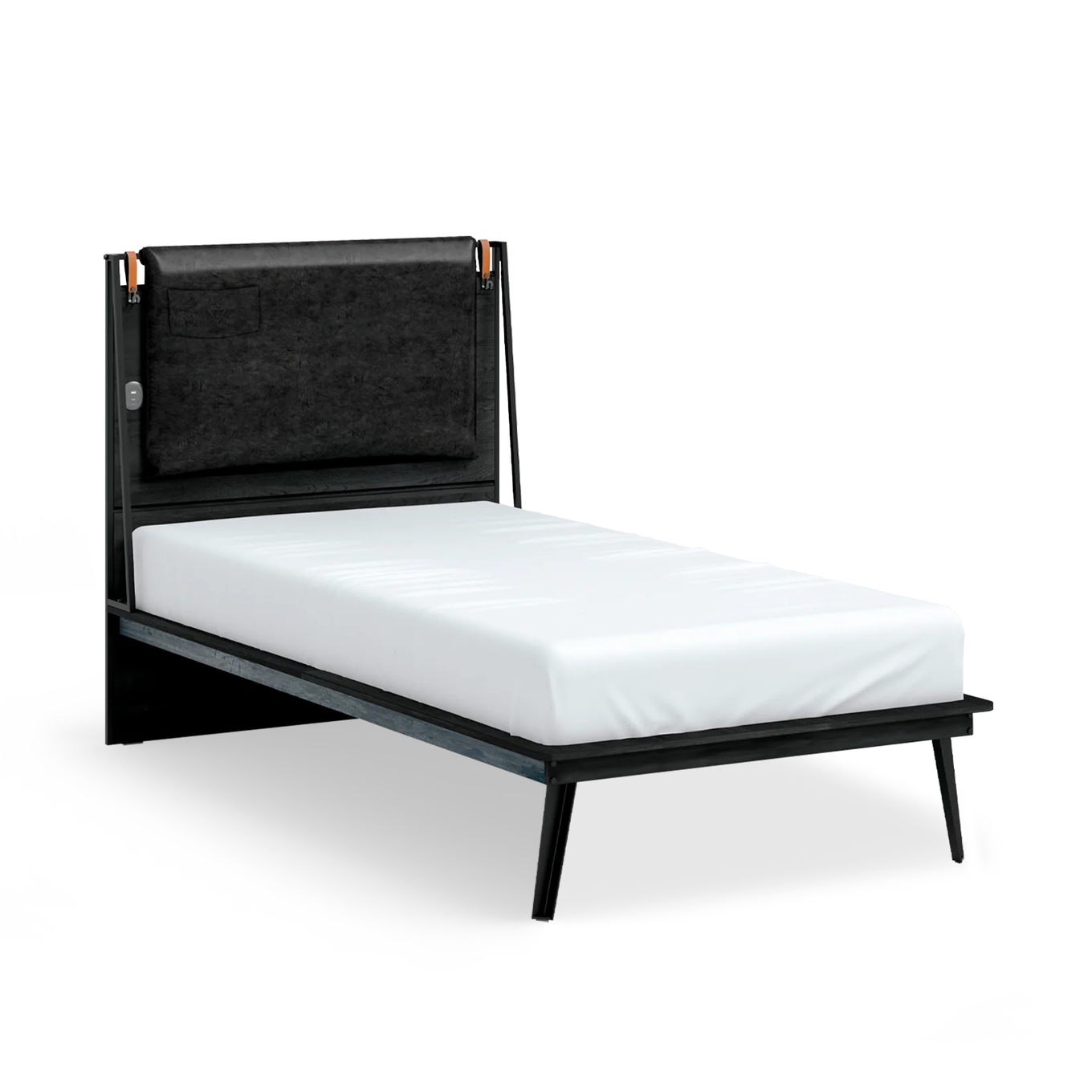 Bett Dark Metal Line Standard, 100 x 200 cm