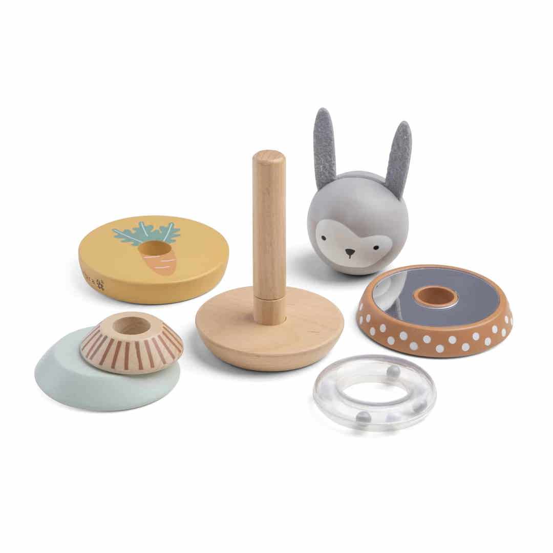 Stapelspielzeug Woodland Hase 3