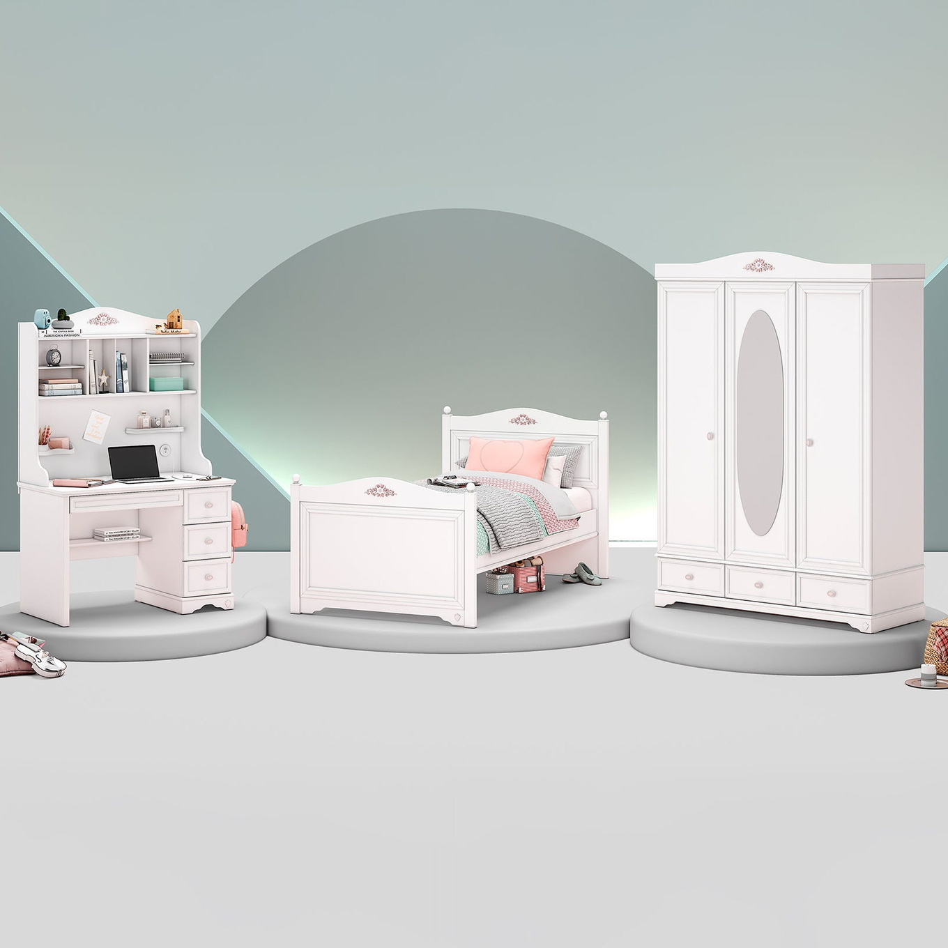 Kinderzimmer Rustik Set