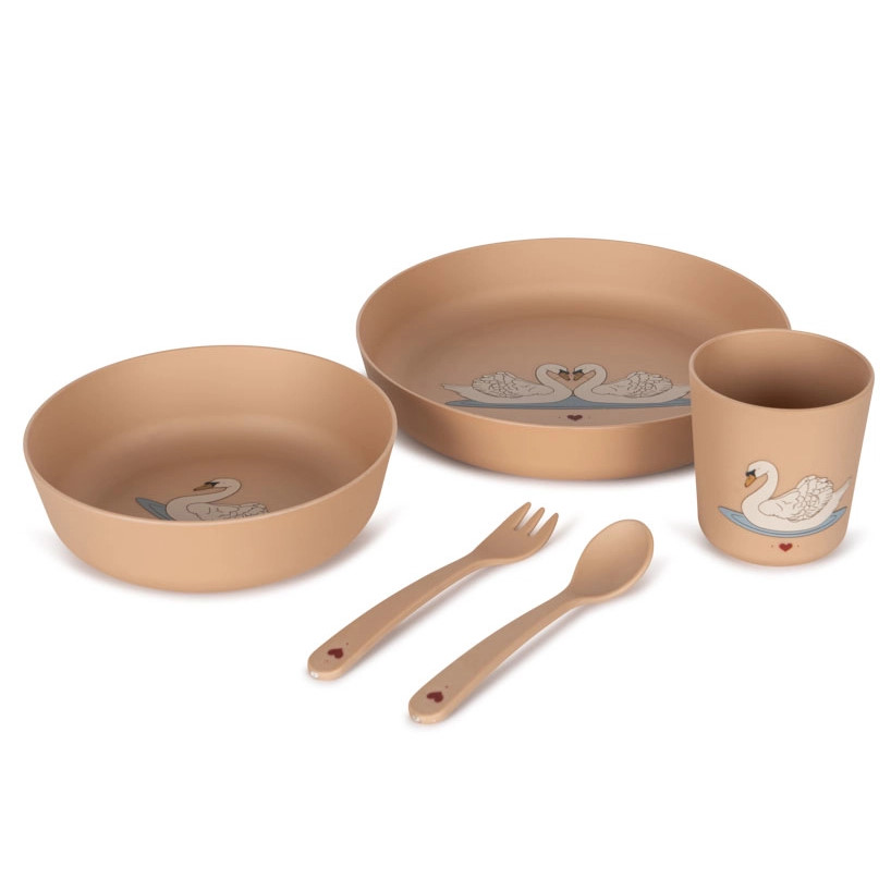 Geschirrset Schwäne #2