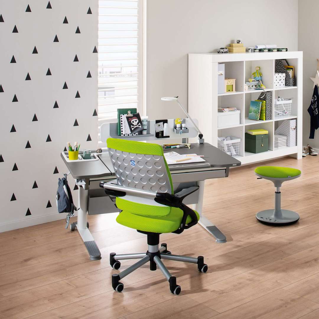 Drehstuhl Speedy Limette, Grau #2