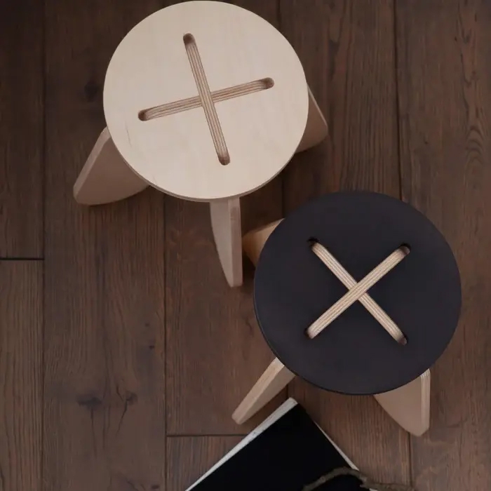 Stuhl X Dunkelgrau #2