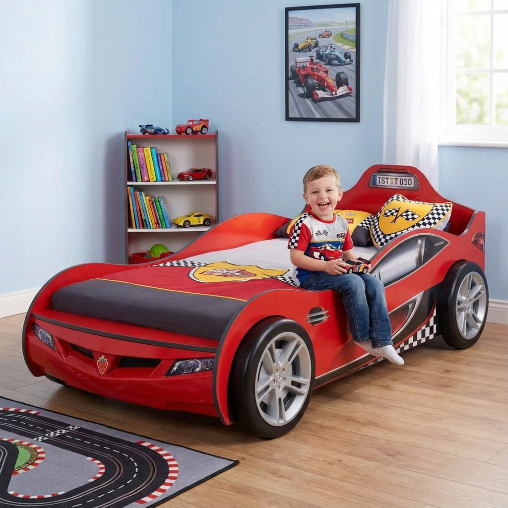 Autobett Coupe  Rot 5