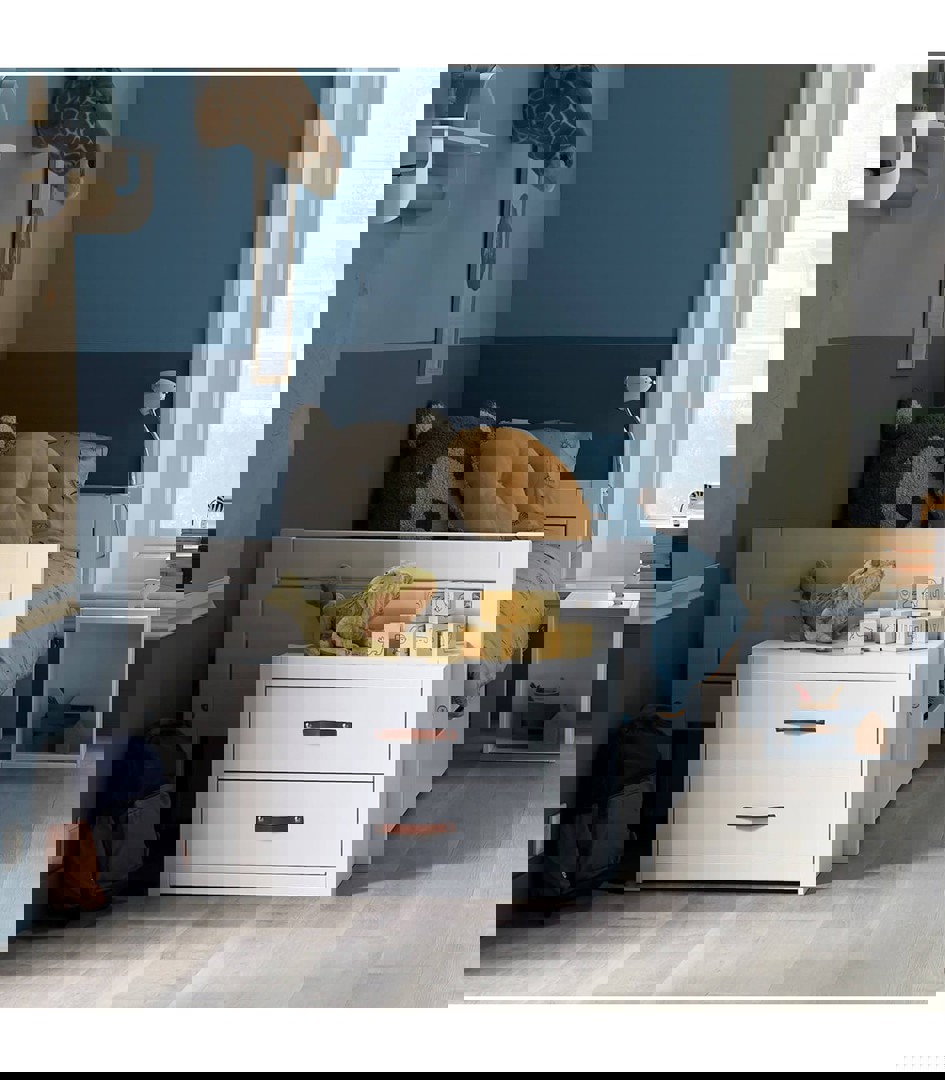 Bett Lifetime Weiss lasiert, 90 x 200 cm 3