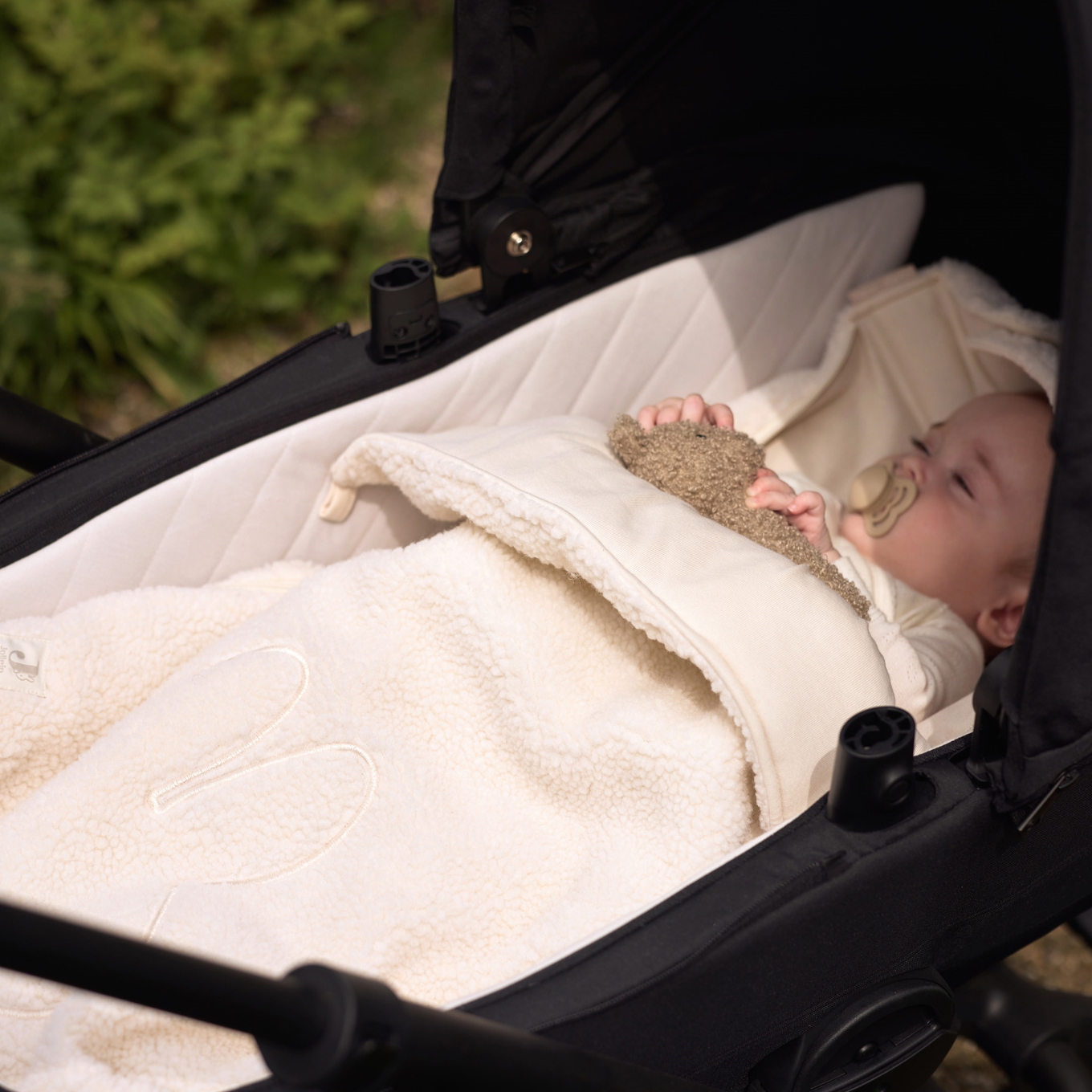 Fusssack für Babyschale Miffy Teddy Oatmeal #2