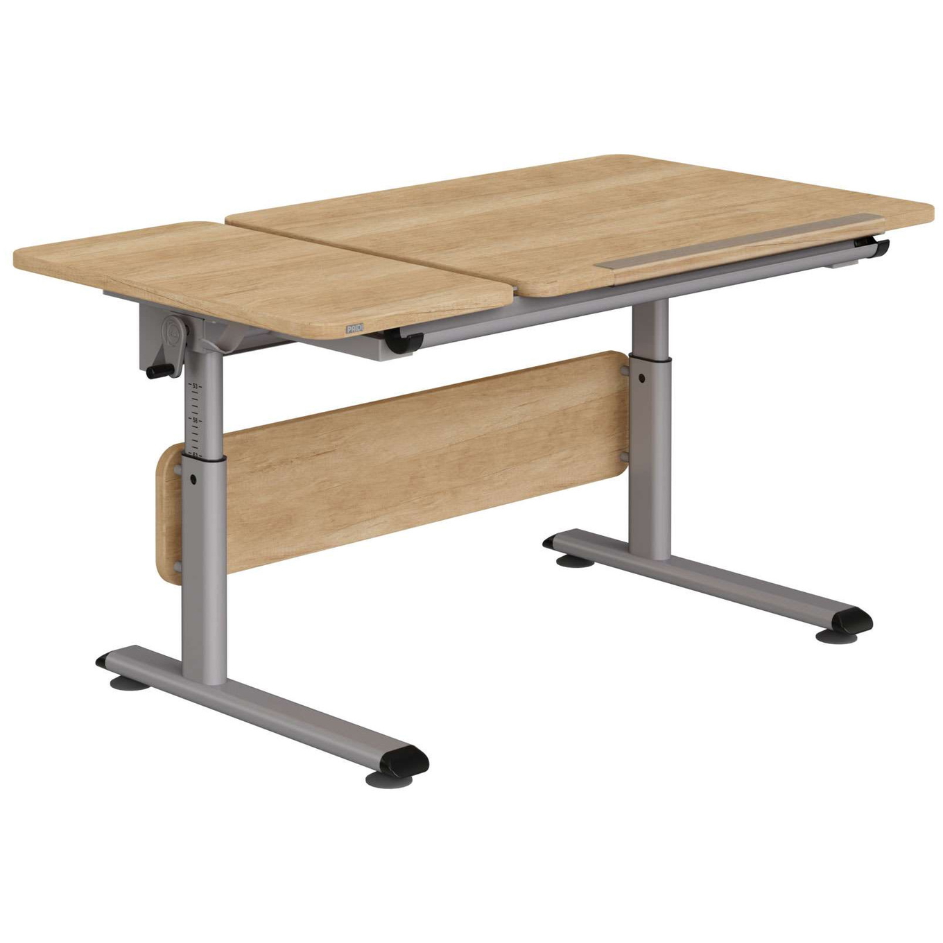 Schreibtisch Diego 130 GT Silber Braun