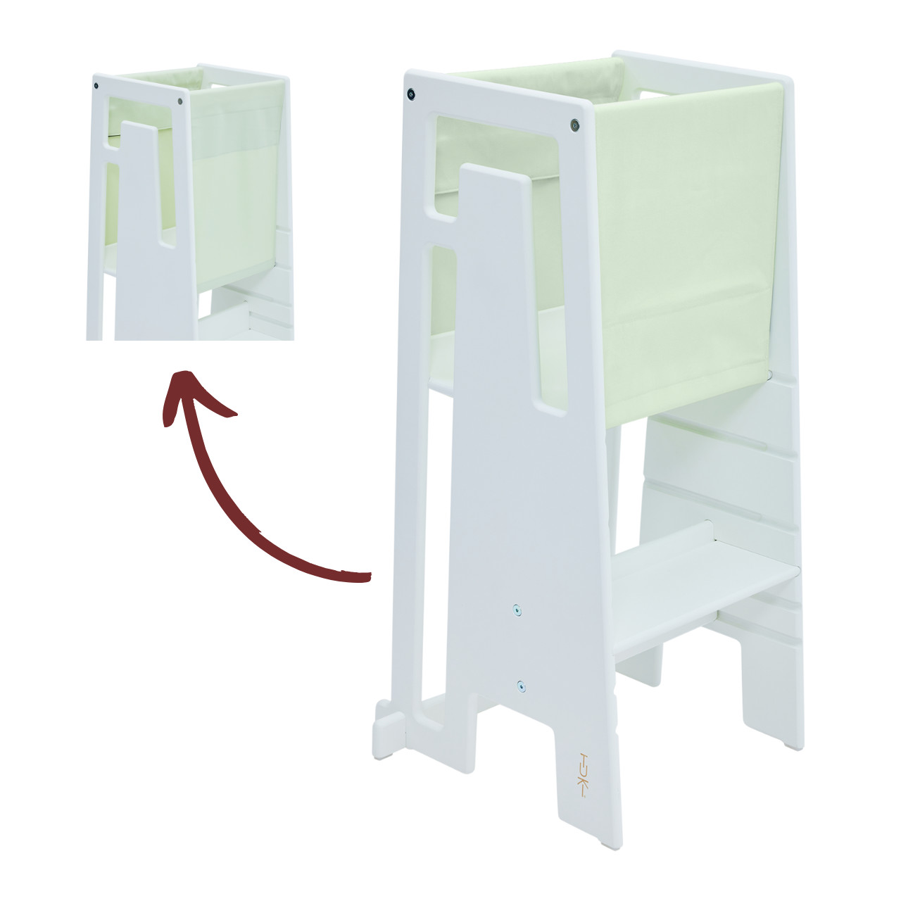 Entdeckertuch Tuki Sage #2