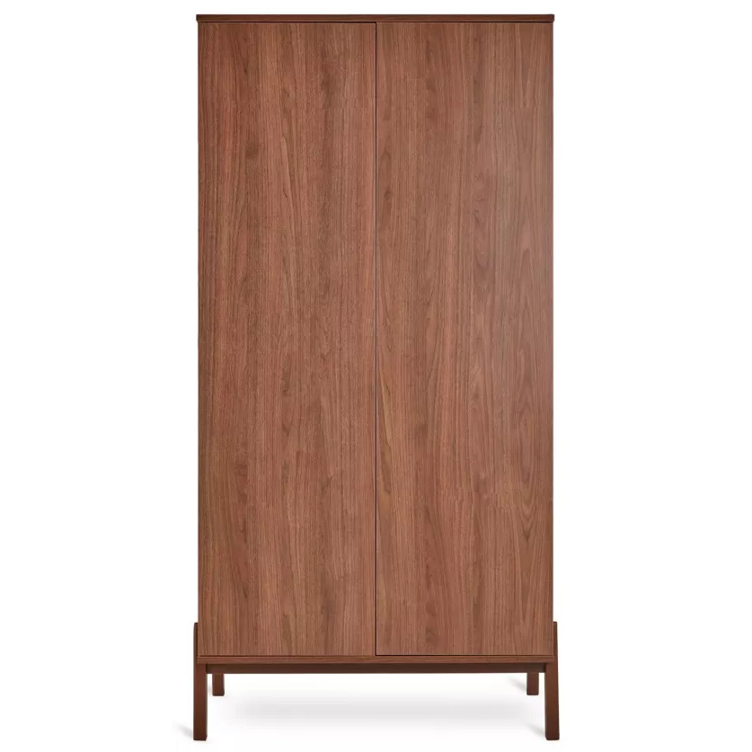 Kleiderschrank Ashi 2-türig, Chestnut