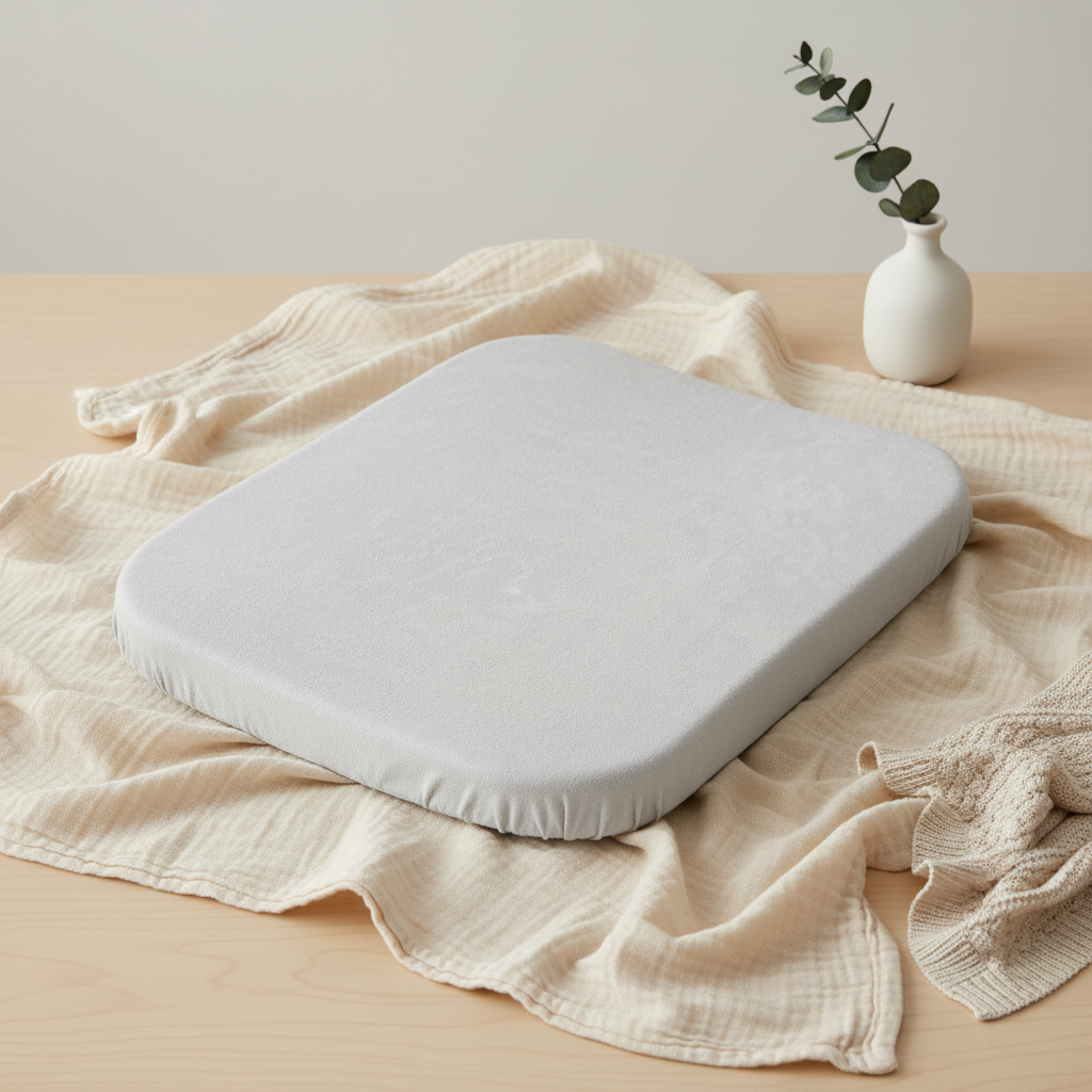 Wickelkissenbezug Stretch Uni Light Grey #2