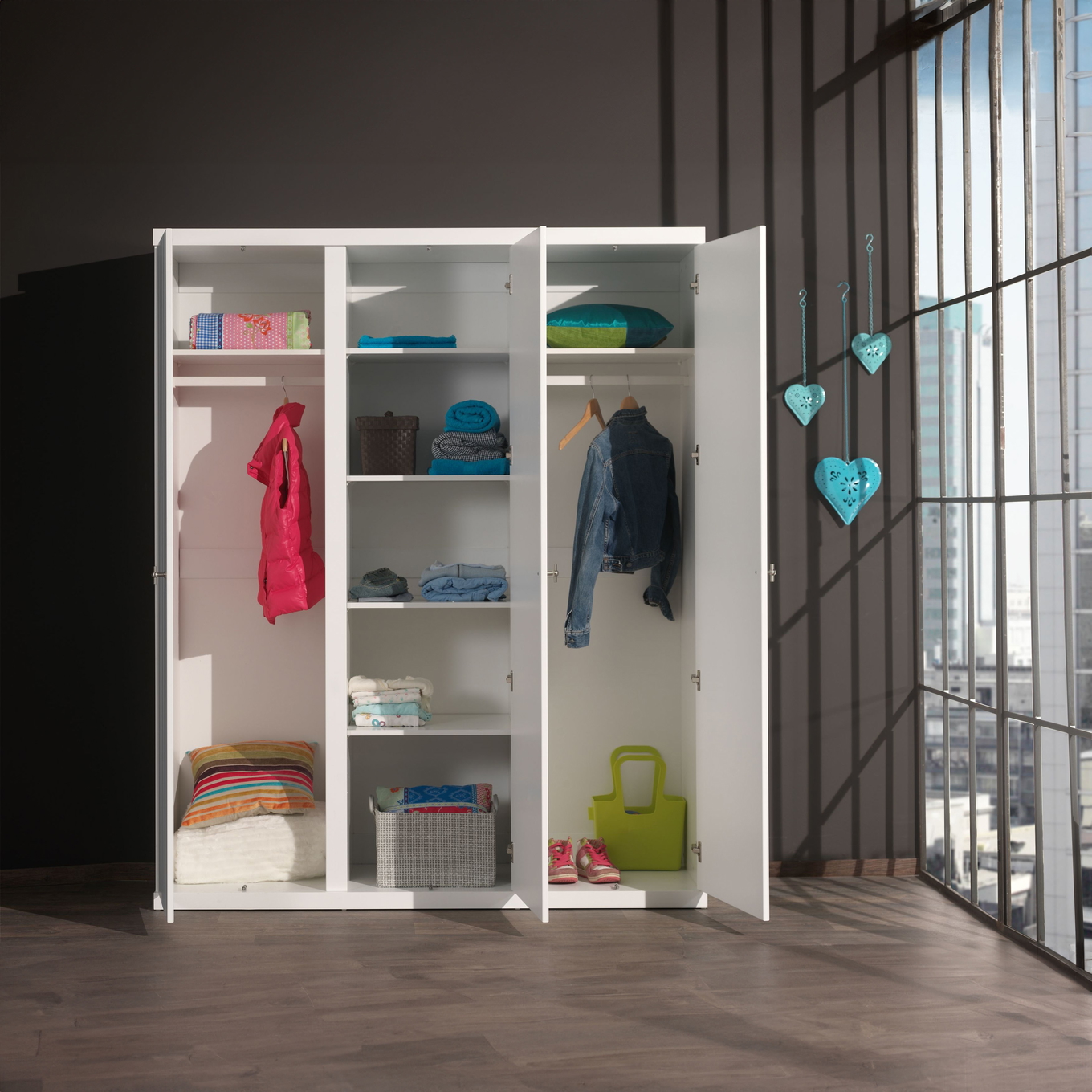 Kleiderschrank Robin 3-türig #2