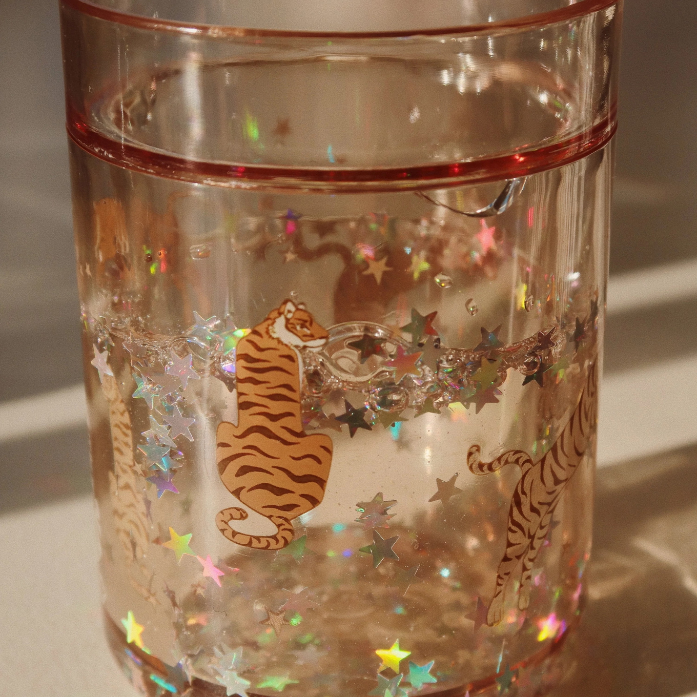 Becher 2er Set Roar mit Glitzer #2