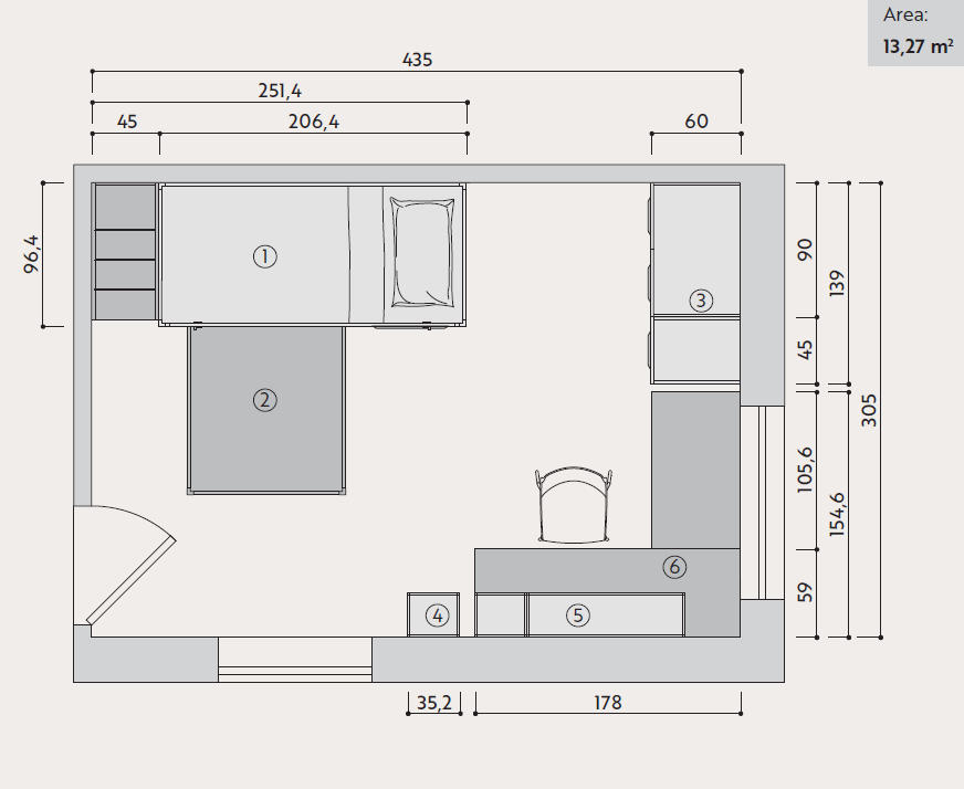 Kinderzimmer Bloom Chrome Set 9