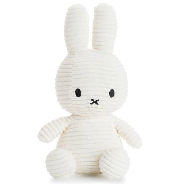 Miffy Kordsamt Weiss 50cm