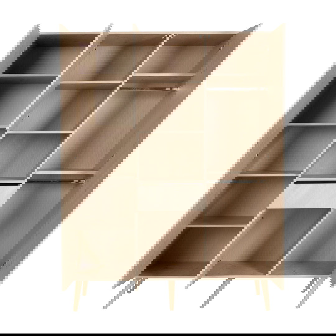 Kleiderschrank Cocoon Natural Oak, 3-türig 4