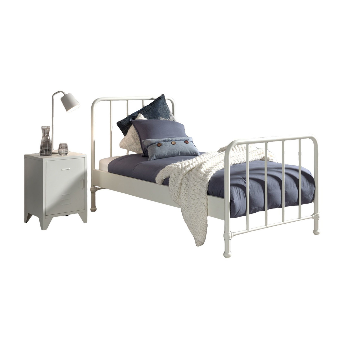 Kinderzimmer Bronxx 2-teilig Set Weiss