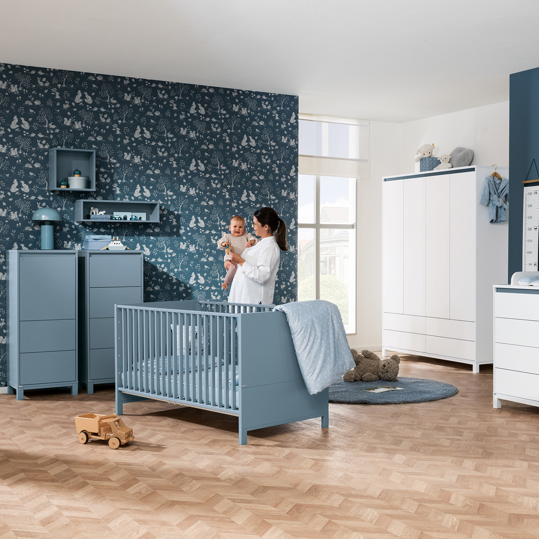 Babybett Olli Blau 2