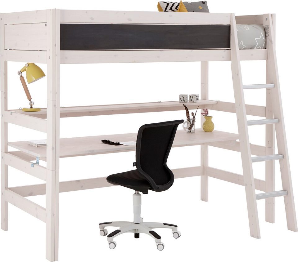 Bettfront mit Kreidetafeldruck 3