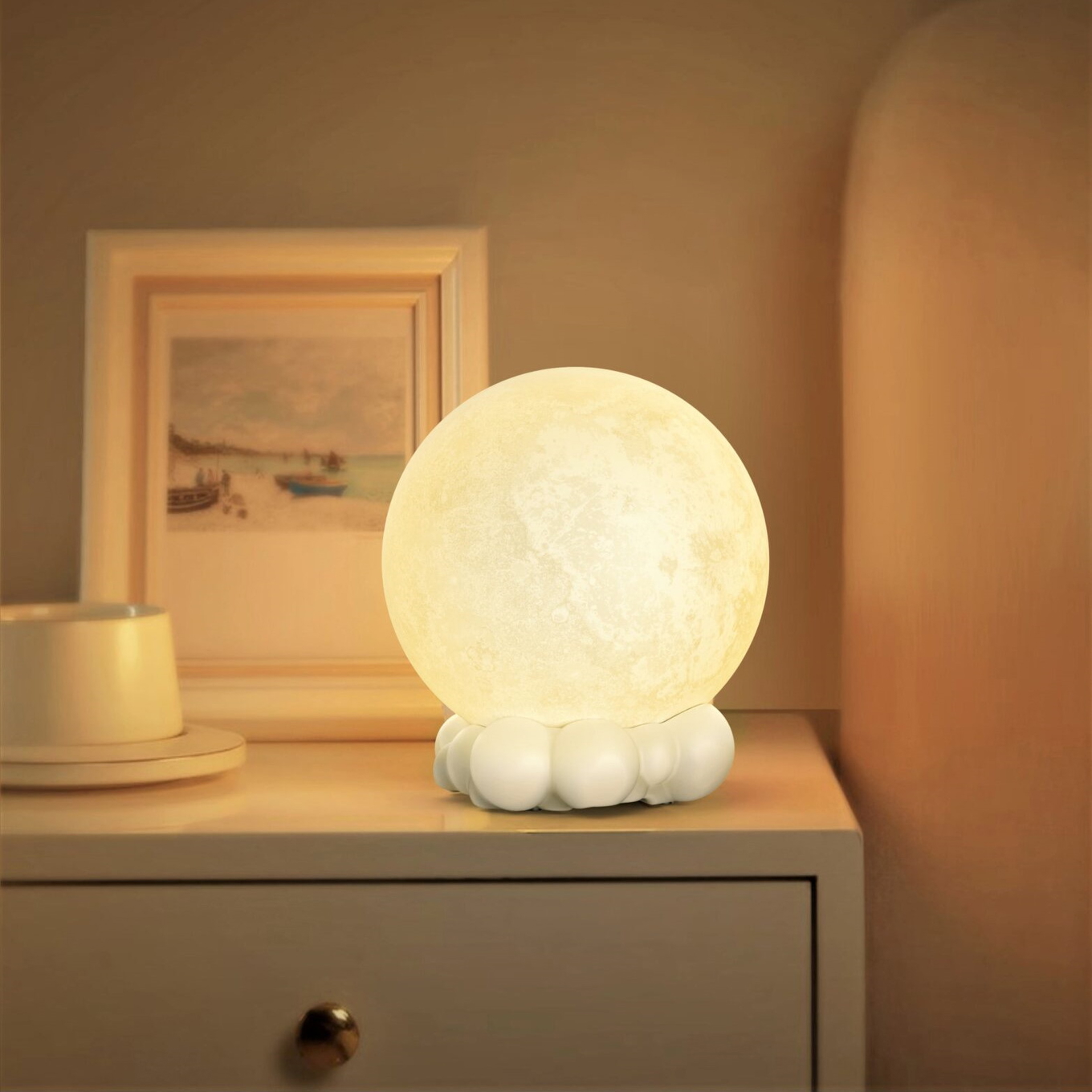 Nachtlampe und Lautsprecher Mond 2