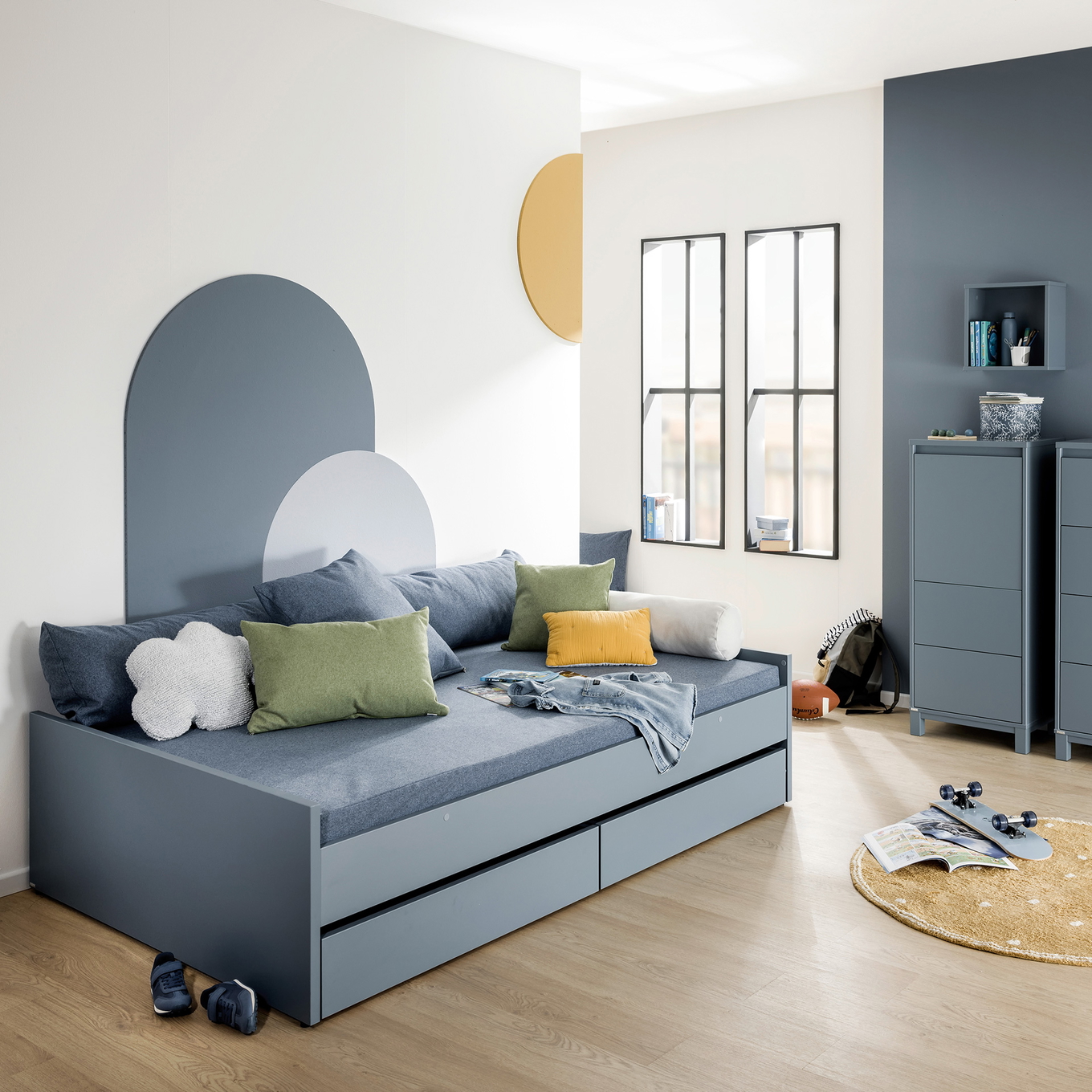 Bett Little Flo Blau, 90 x 200 cm 4