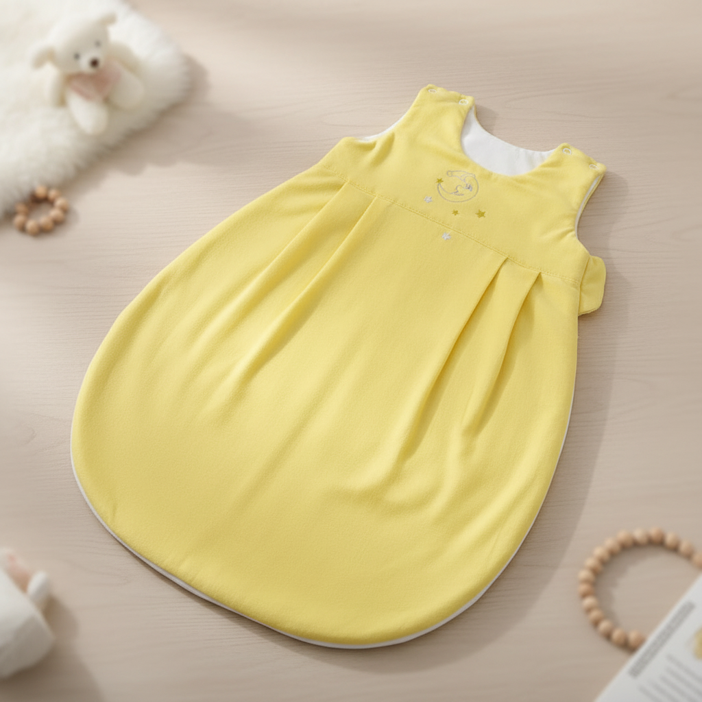 Schlafsack Tencel Gelb, 74/80 #2