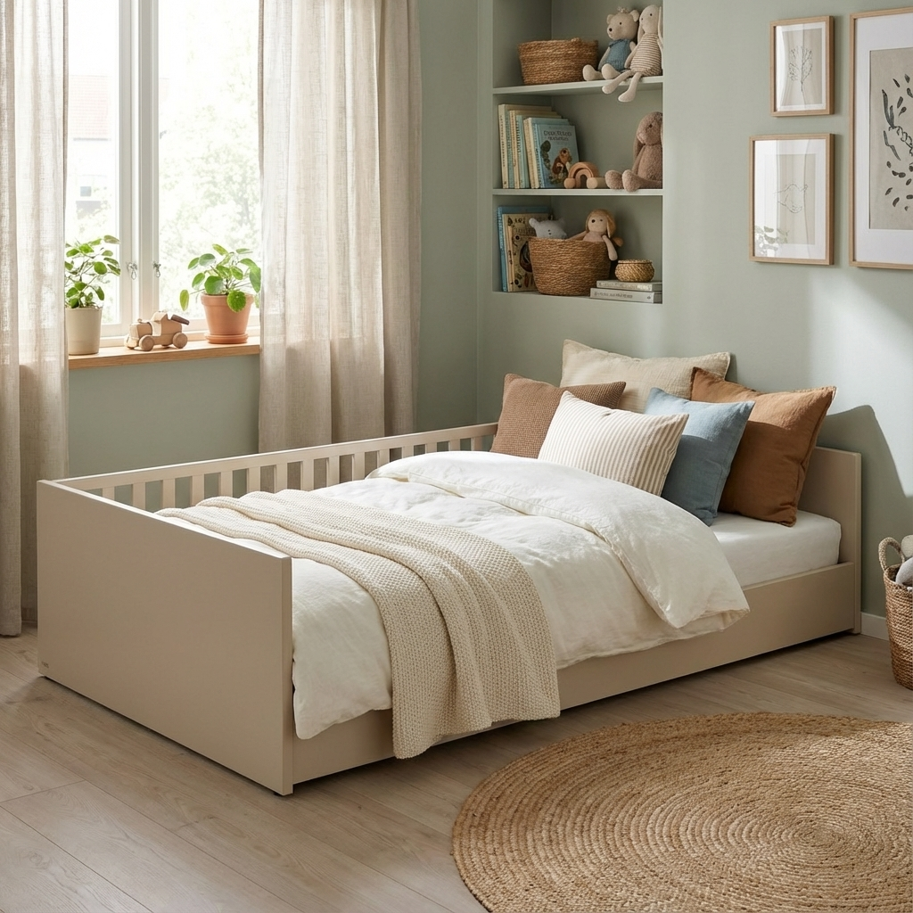 Bett Little Flo Beige, 120 x 200 cm 6