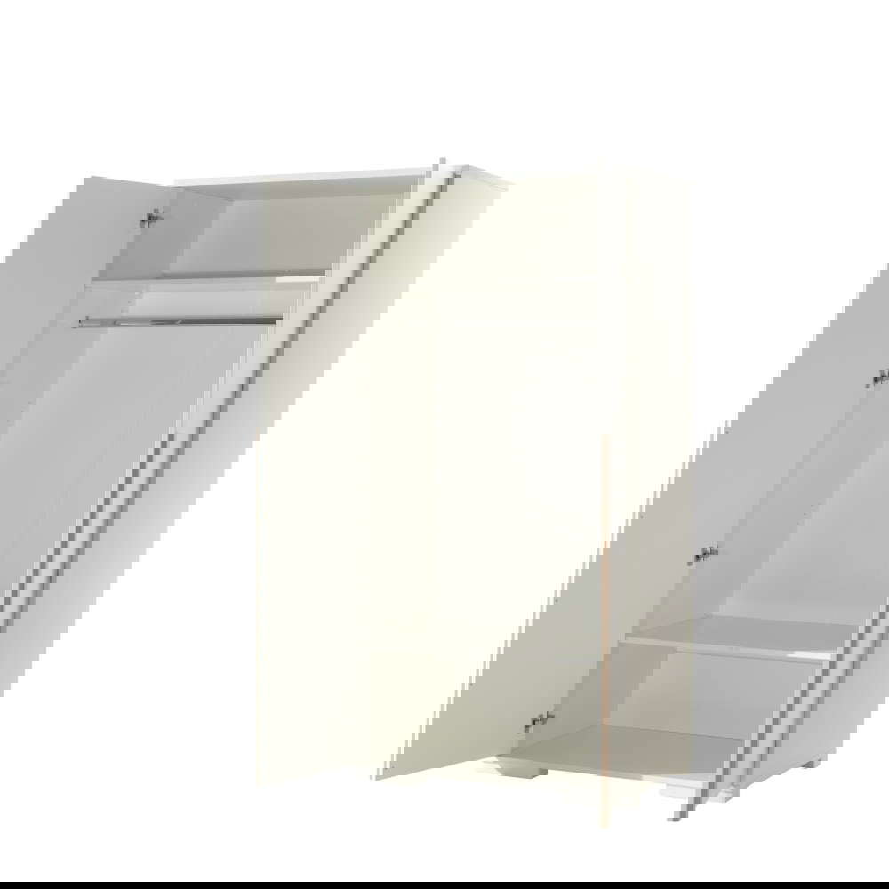 Kleiderschrank London Weiss, 2-türig 4