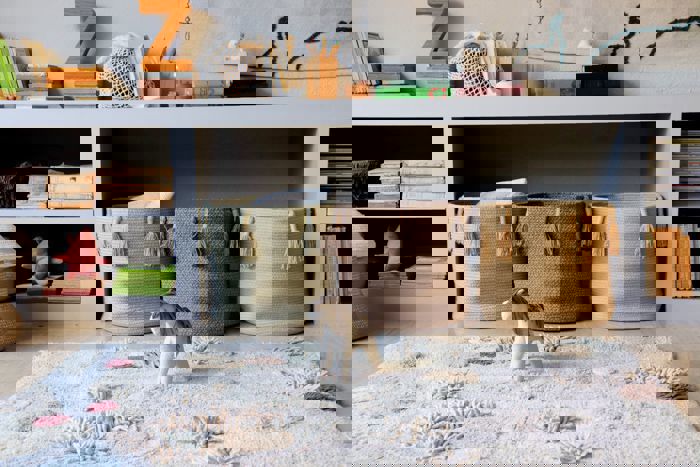 Aufbewahrungskorb Woody Braun 4