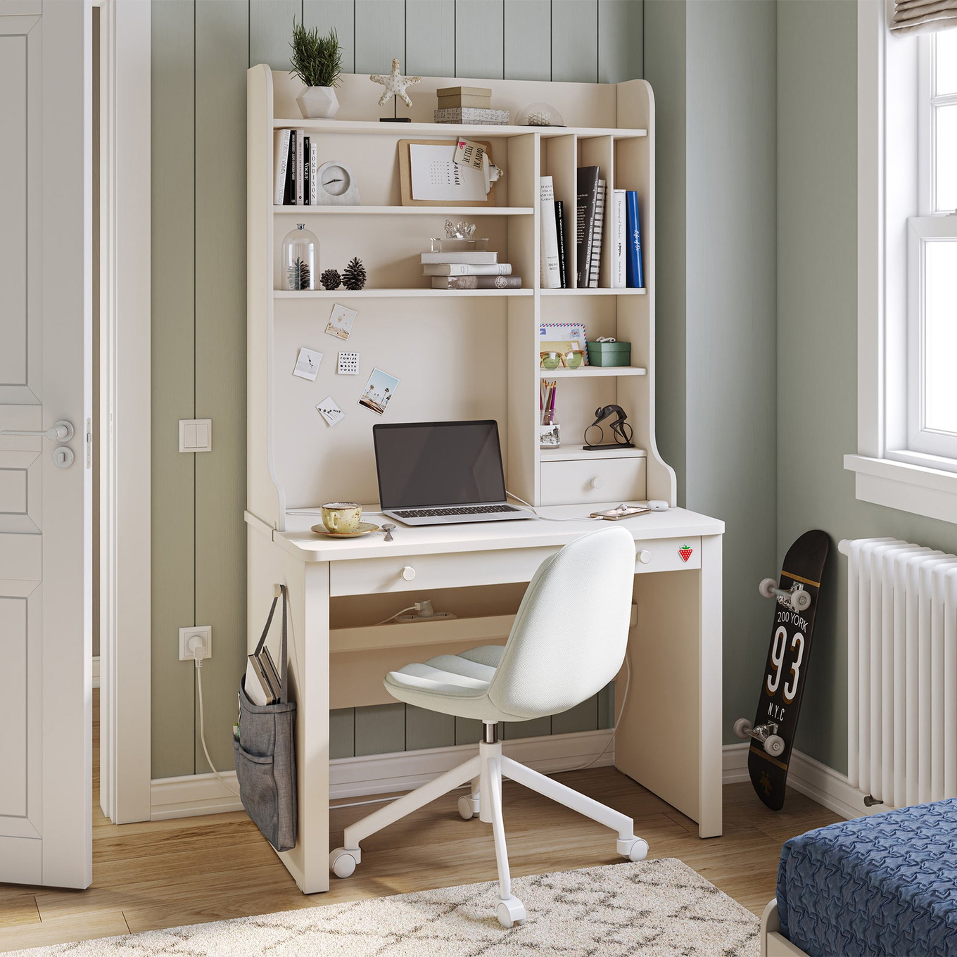 Schreibtisch Varia mit Aufsatz #2