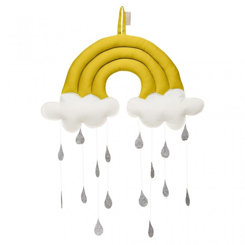 Babymobile Regenbogen Mustard