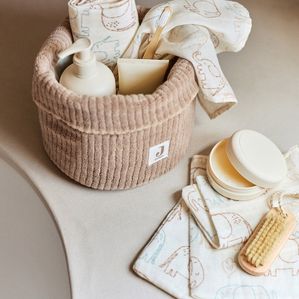 Pflegekörbchen Cloudy Rib Milky Coffee 5