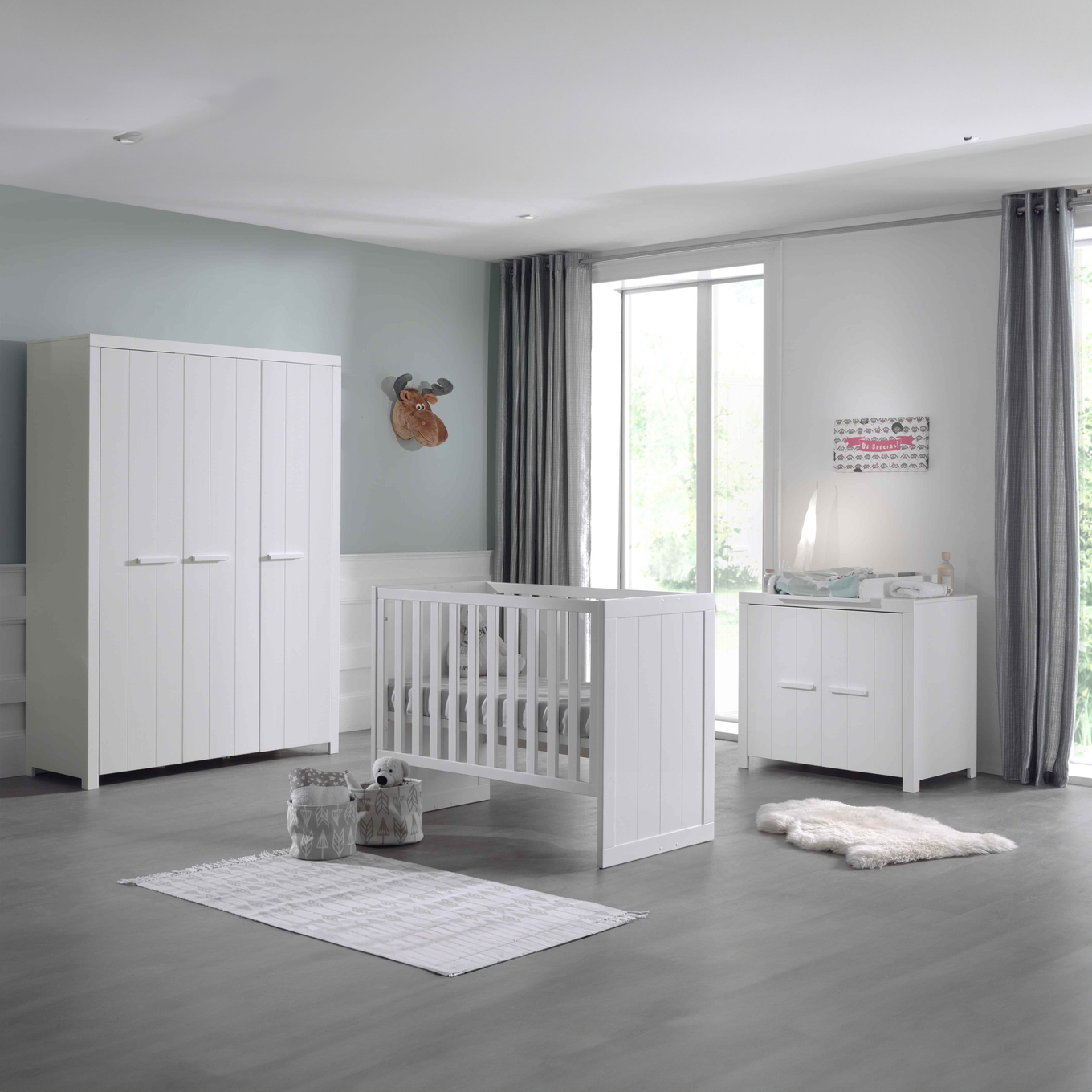 Babyzimmer Erik 4-teilig Set B #2